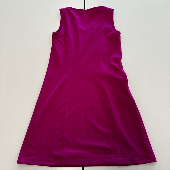 Toad & Co Short Sleeve Magenta Purple Pink Side Pocket Dress. Size XSM - Picture 2 of 11